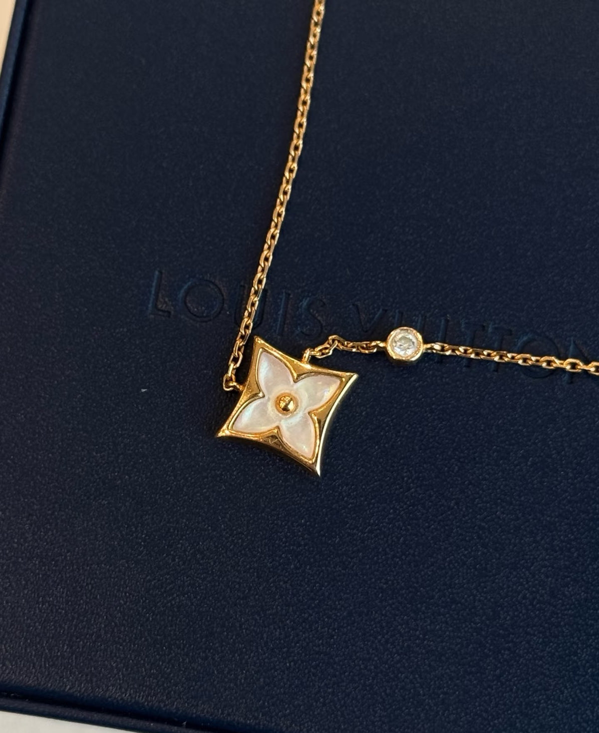Geometric Emblem Pendant Necklace in Polished Metal-Tone – Design 021 close-up detail