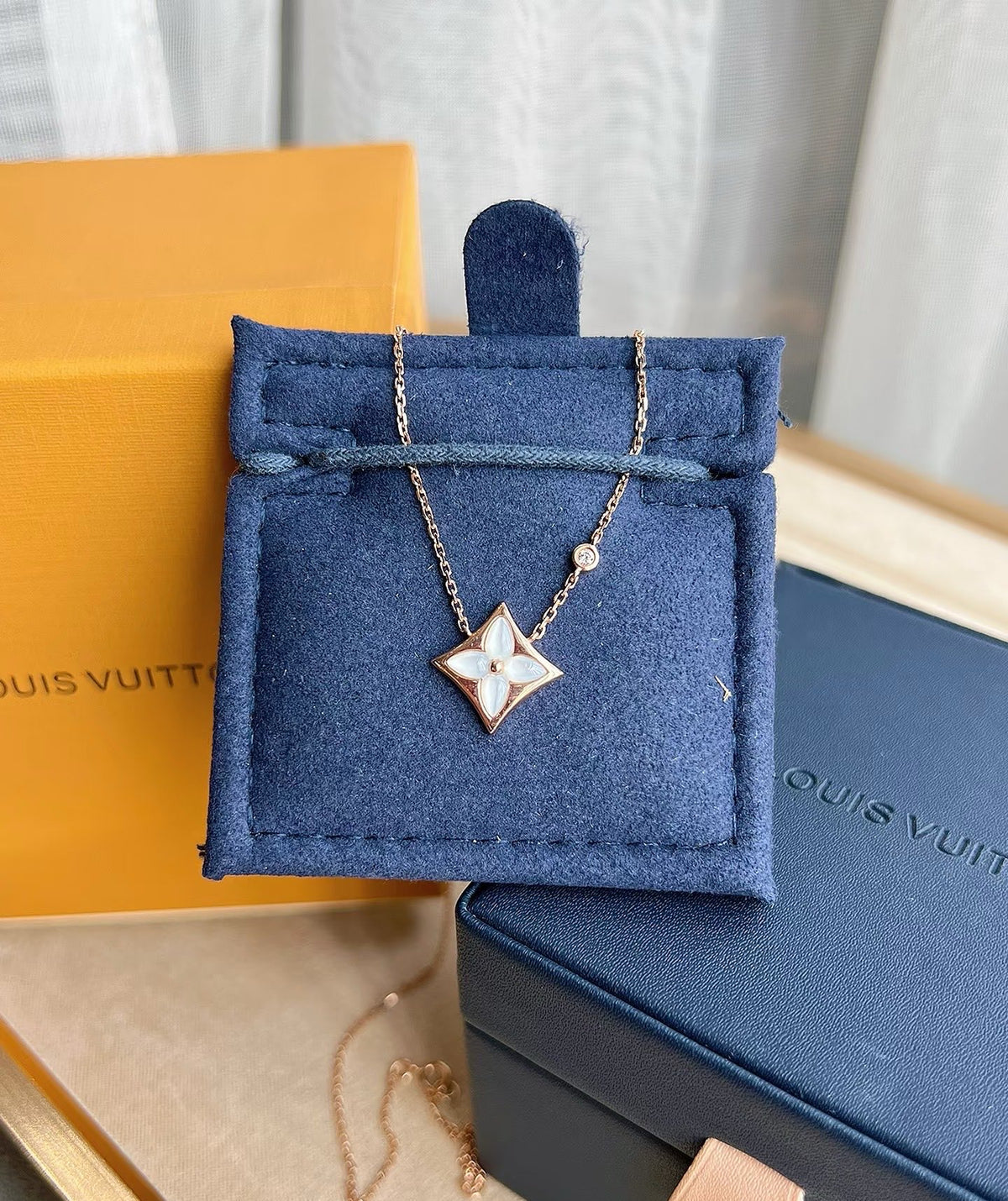 Geometric Emblem Pendant Necklace in Polished Metal-Tone – Design 020 close-up detail