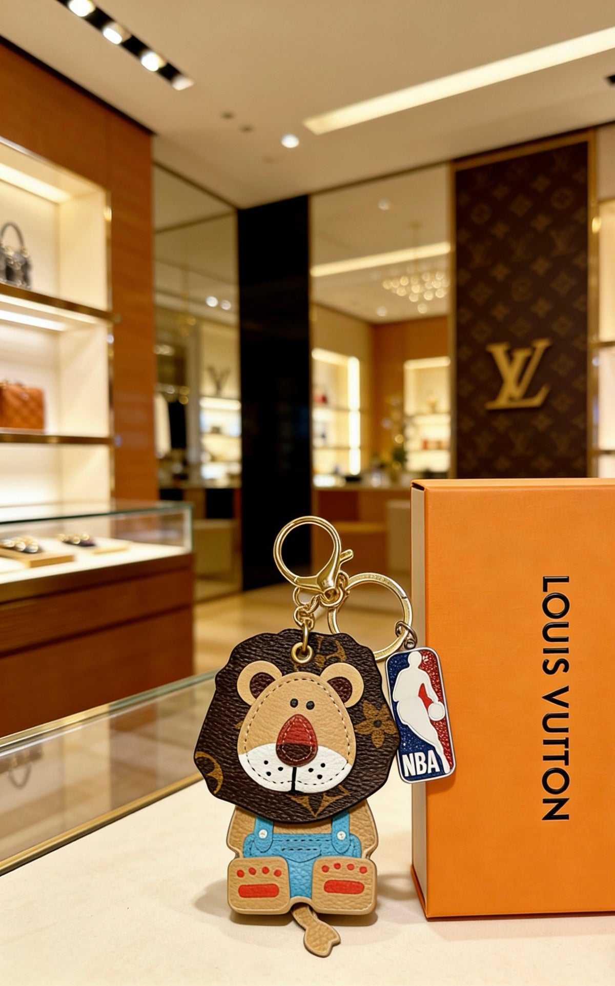 Bag Motif Keychain – Bag Detail – Design 055 main product view