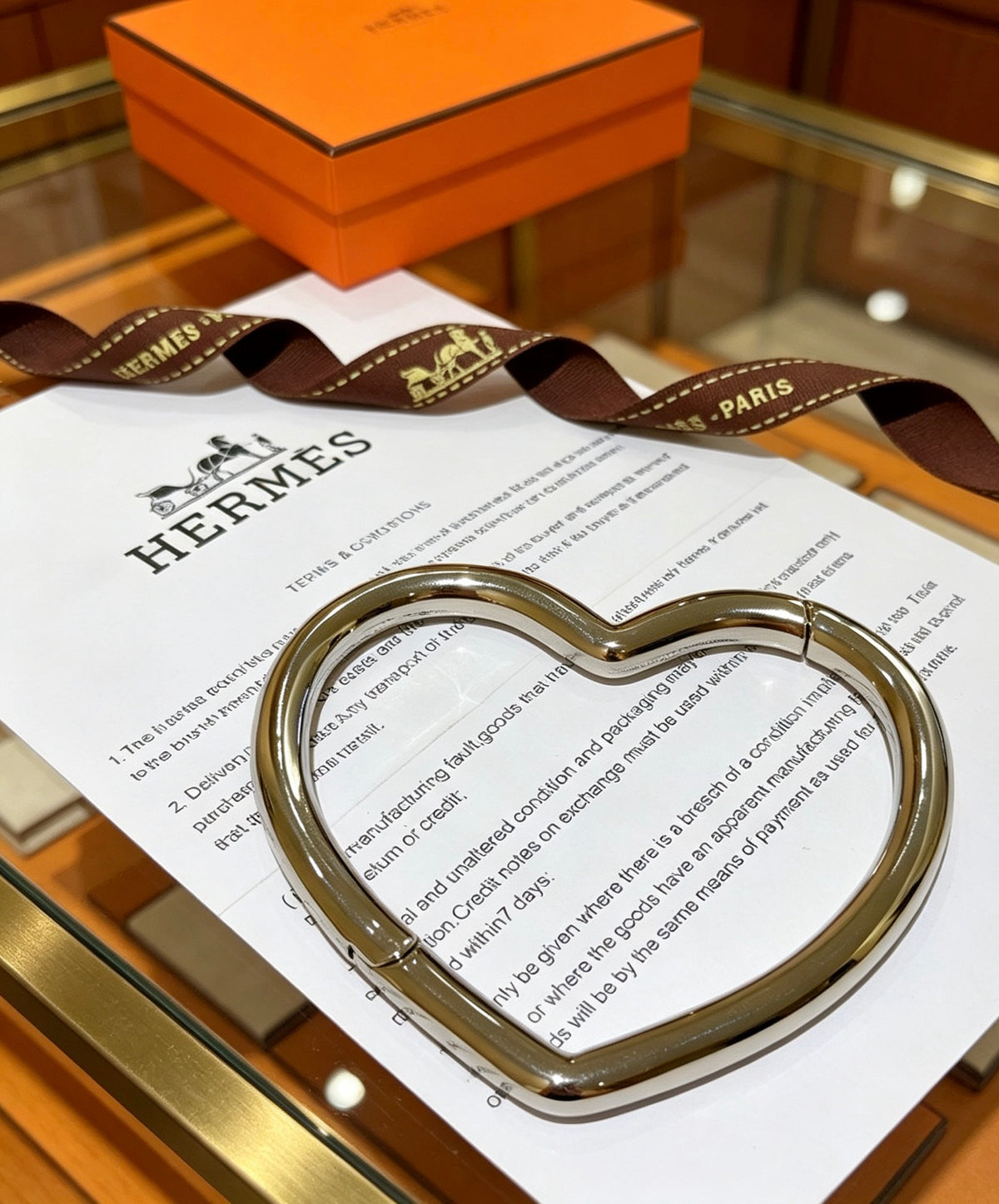 Horse Bangle in Gold-Tone – Design 021 front product view