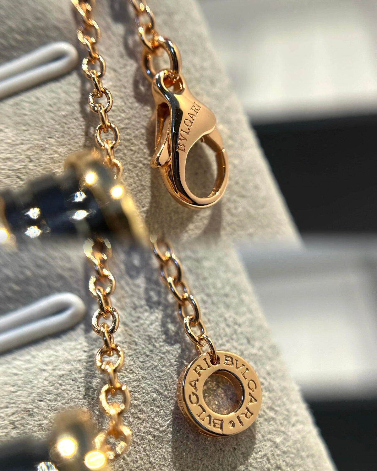 Round Pendant Necklace in Rose-Gold-Tone front product view