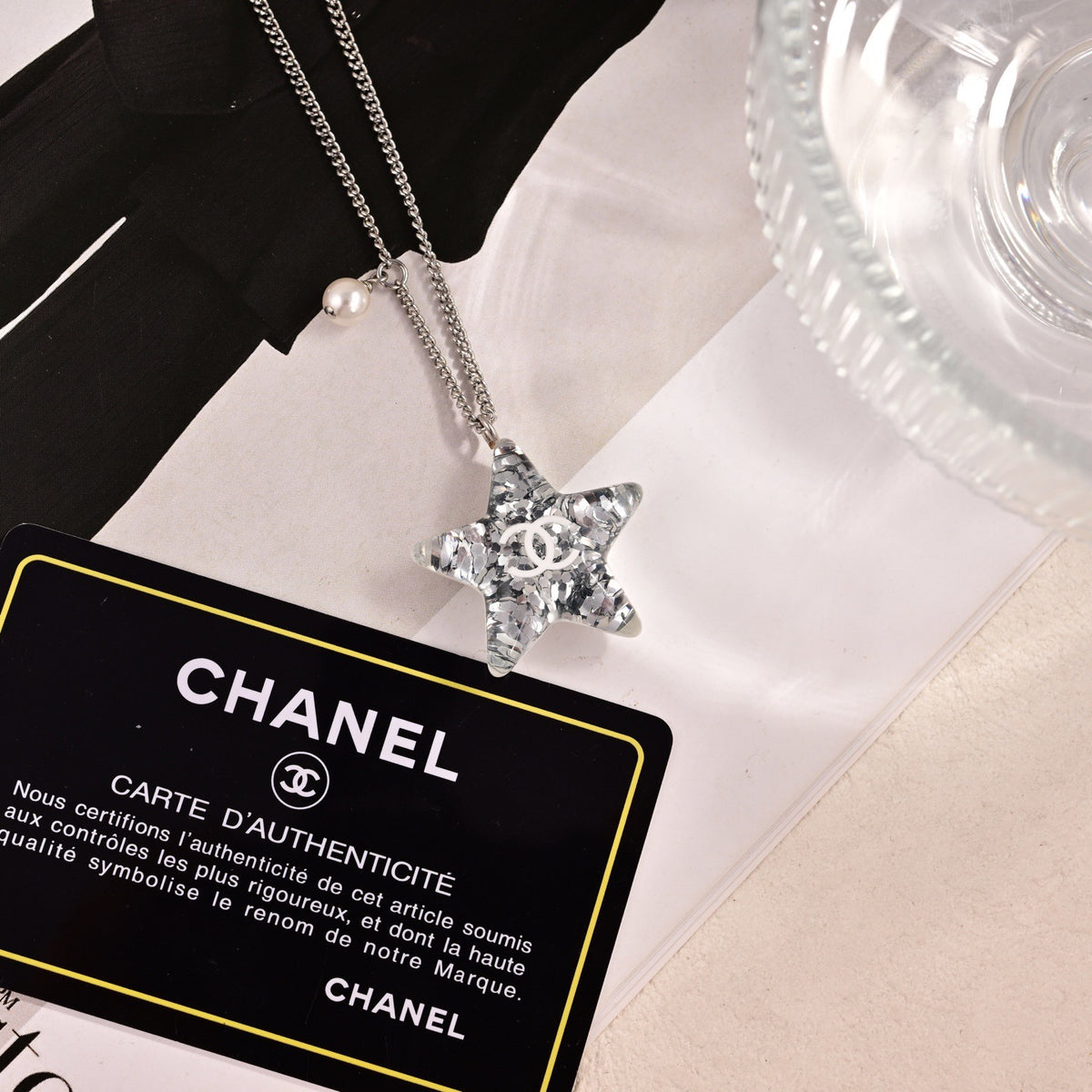 Signature Emblem Pendant Necklace in Polished Metal-Tone – Design 060 main product view