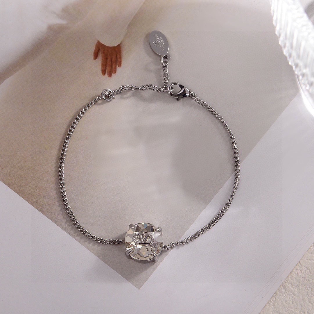 Signature Emblem Bracelet in Gold-Tone – Design 04 front view