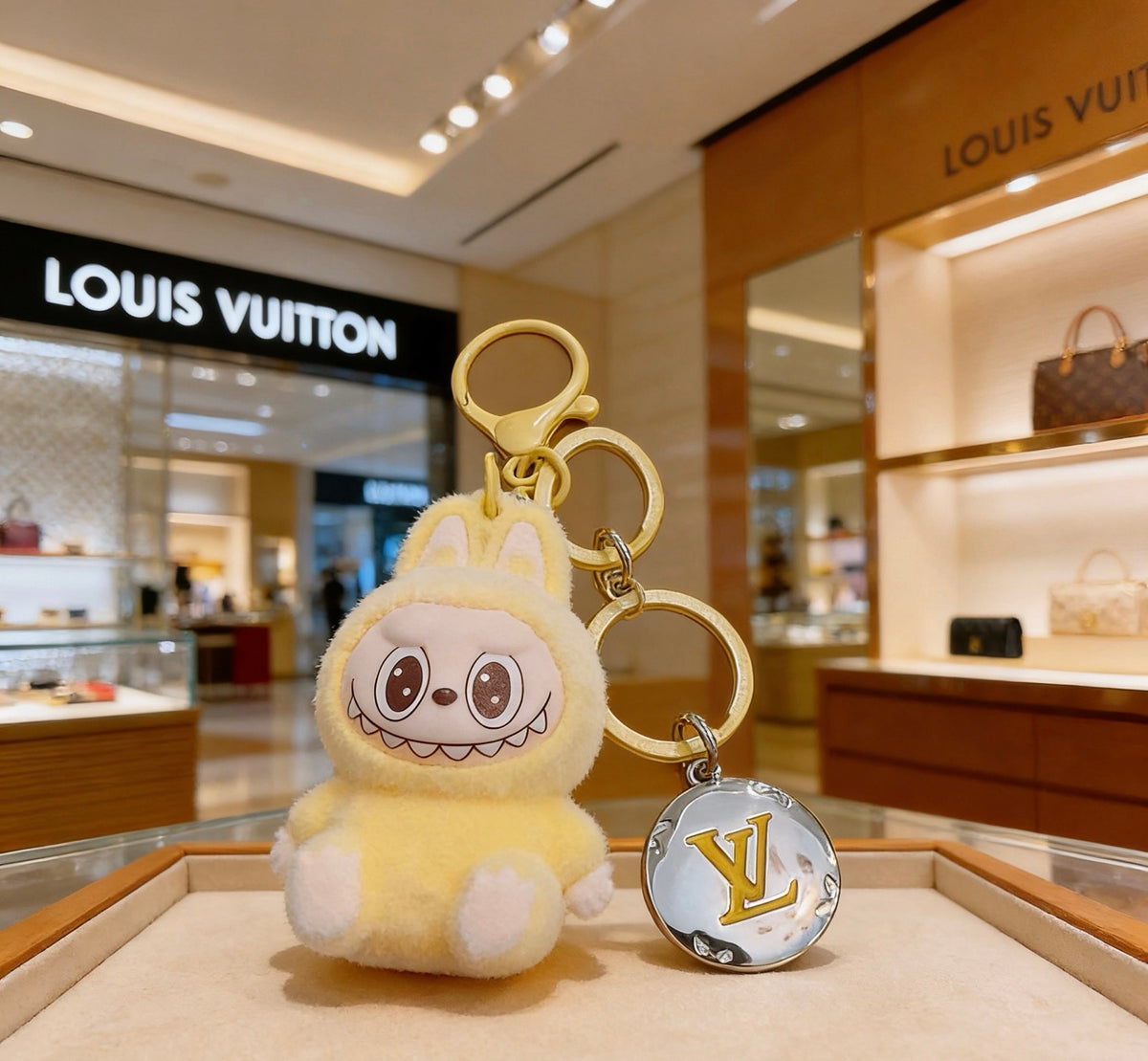 Bag Motif Keychain – Bag Detail – Design 051 front product view