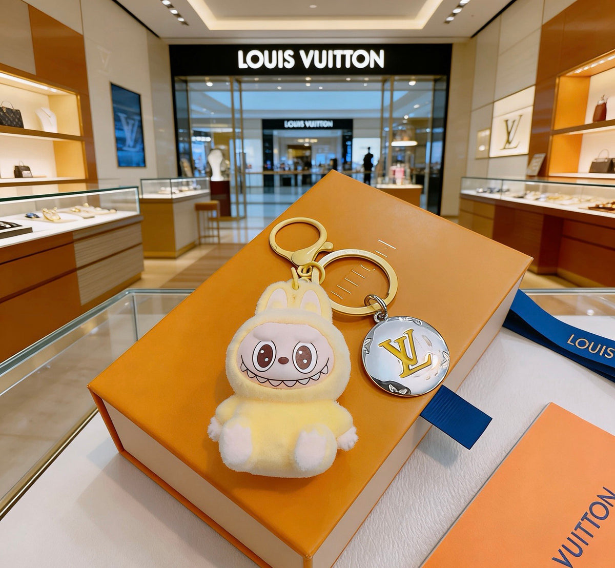 Bag Motif Keychain – Bag Detail – Design 051 side detail