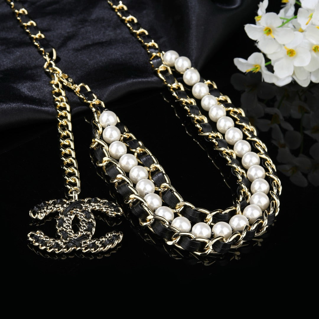 Signature Emblem Jewelry Accessory in Gold-Tone – Design 017 front product view