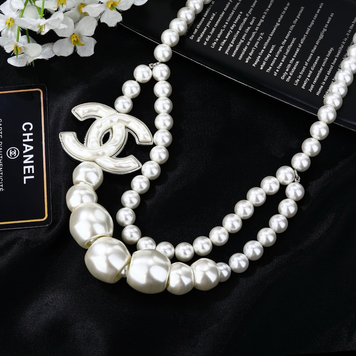 Signature Emblem Jewelry Accessory in Polished Metal-Tone – Design 037 main product view