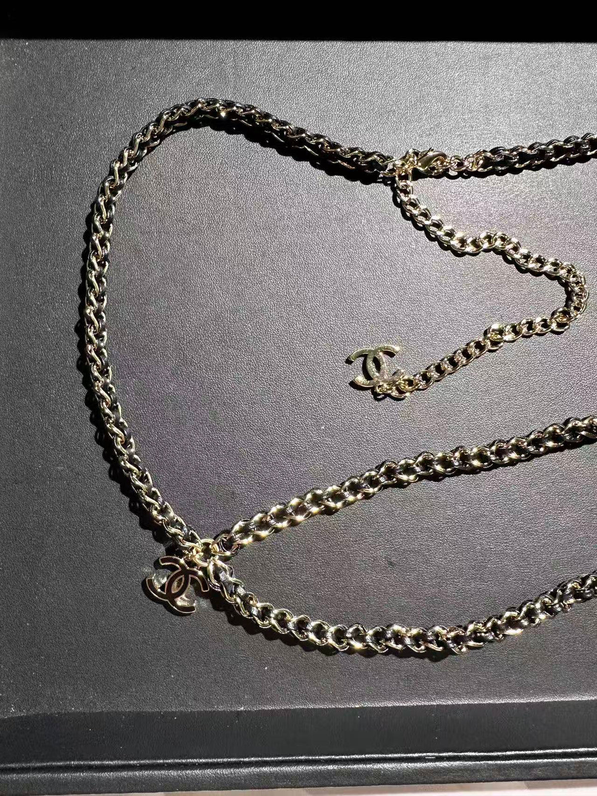 Signature Emblem Jewelry Accessory in Polished Metal-Tone – Design 035 detail view