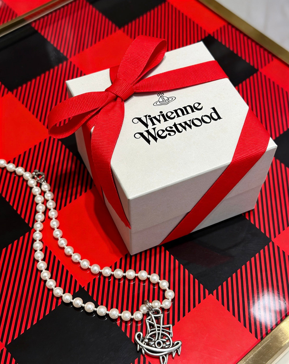 Orb Pendant Necklace in Polished Metal-Tone – Design 053 styled product view