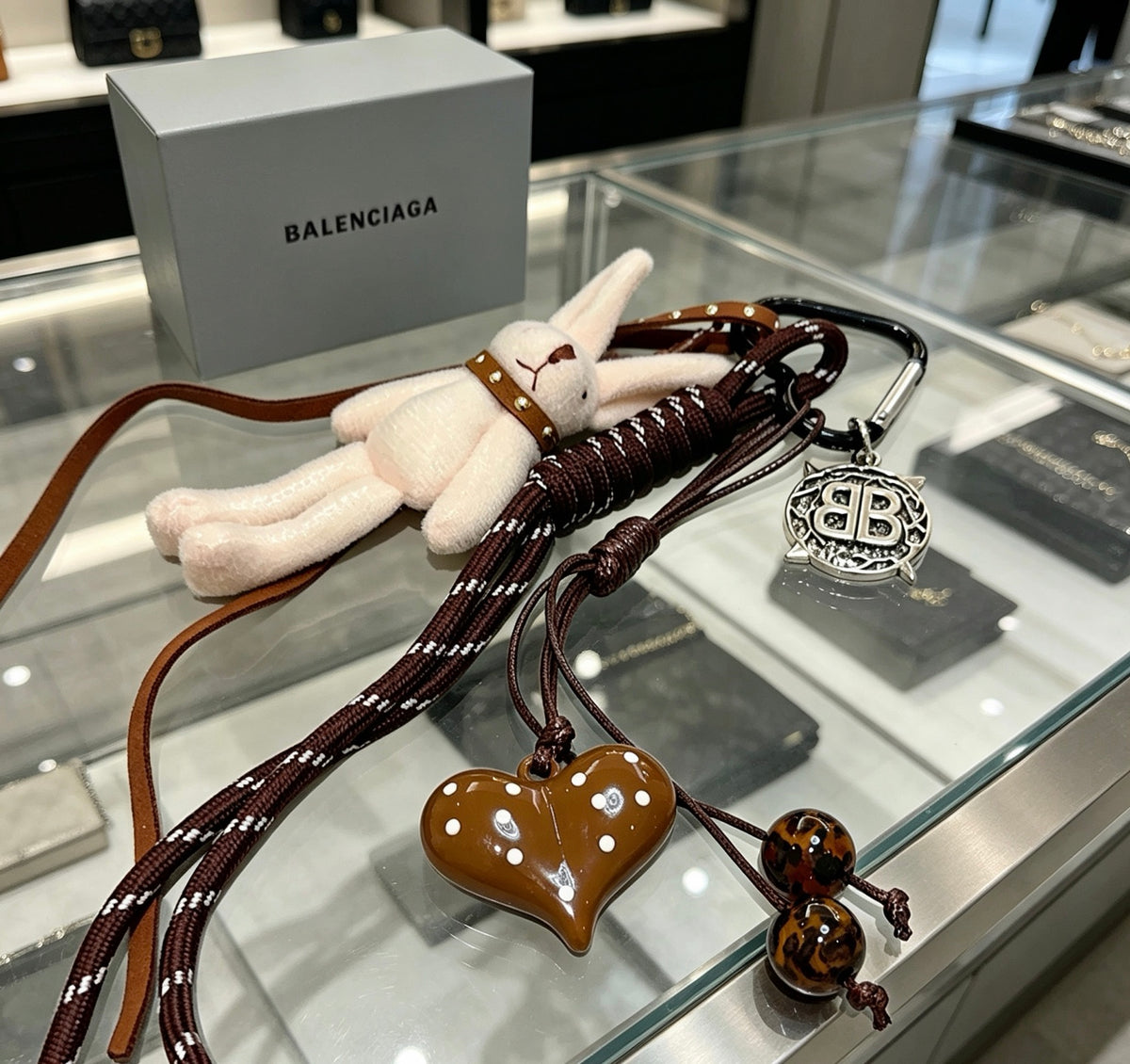 Key Jewelry Accessory in Polished Metal-Tone – Design 034 styled product view