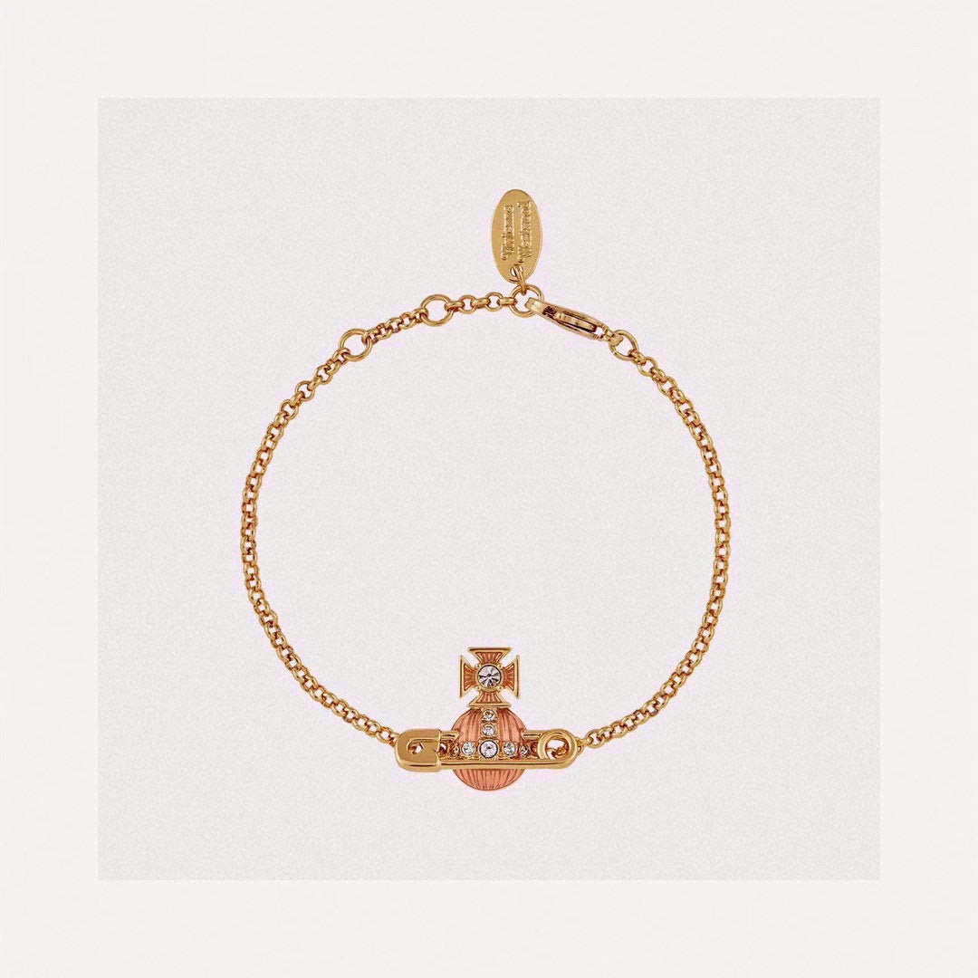 Orb Bracelet in Polished Metal-Tone – Design 010 side detail