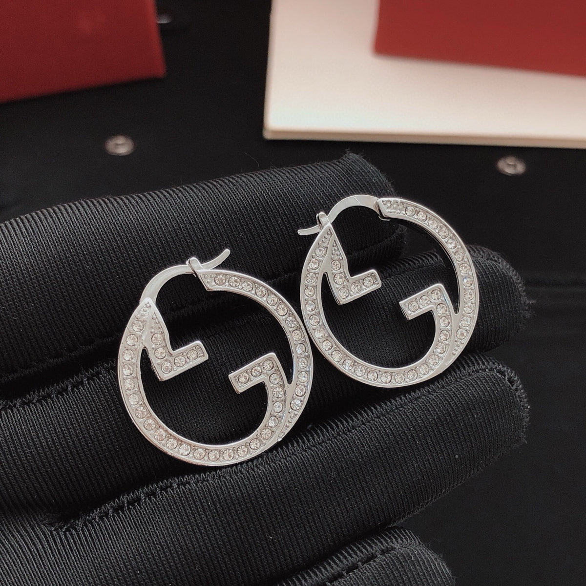 Geometric Emblem Jewelry Accessory in Silver-Tone – Design 002 main product view