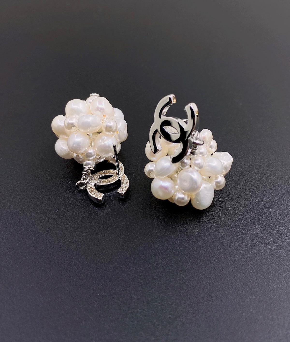 Pearl Pearl-Detail Statement Earrings – Pearl Detail main product view