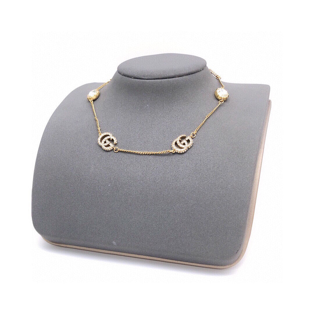 Geometric Emblem Pendant Necklace in Silver-Tone – Design 001 close-up detail