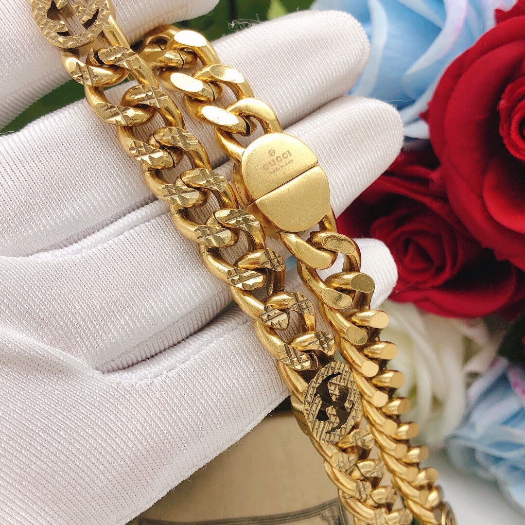 Geometric Emblem Bracelet in Silver-Tone – Design 001 main product view