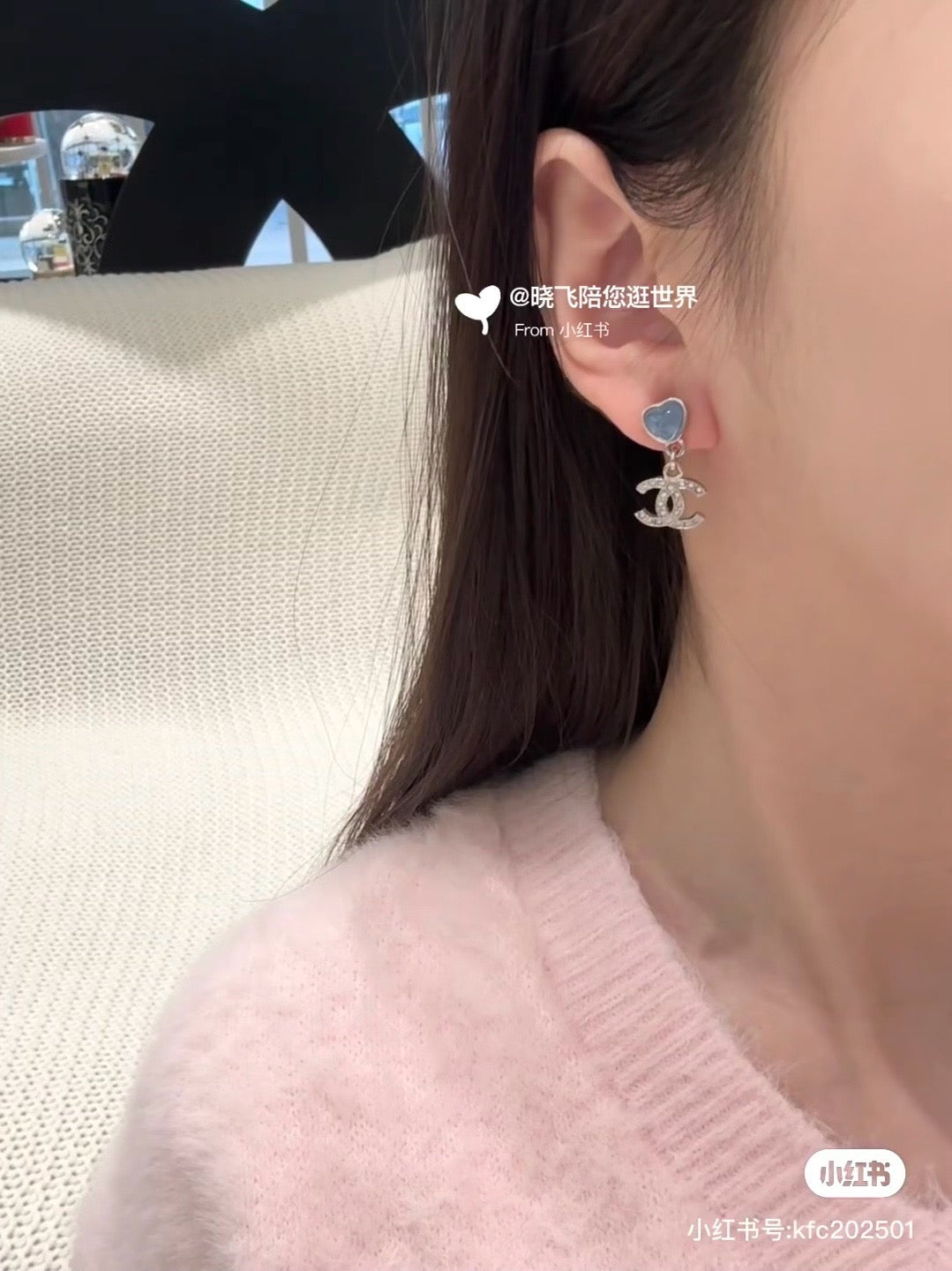 Heart Statement Earrings in Silver-Tone main product view
