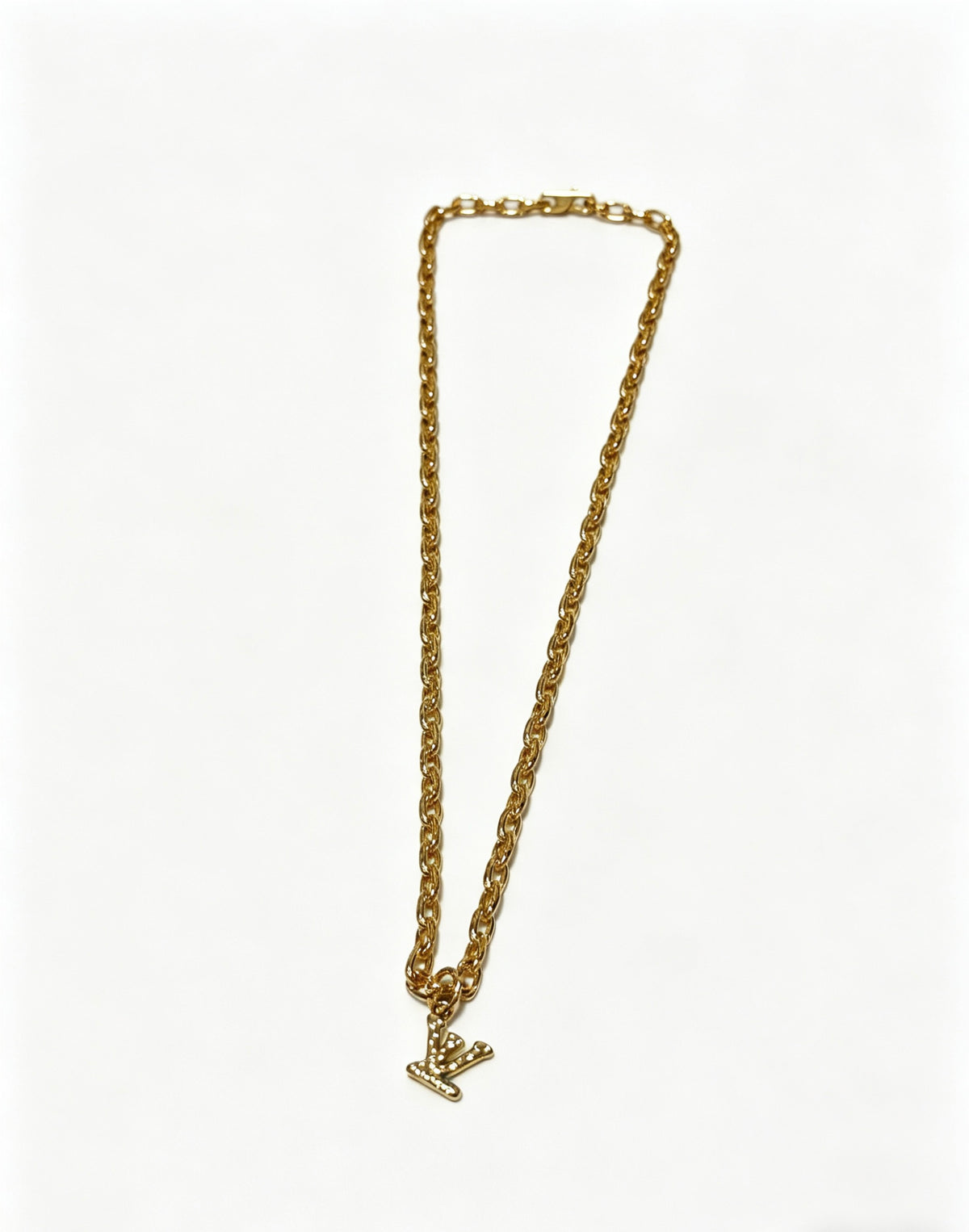 Chain Pendant Necklace in Silver-Tone – Design 031 main product view