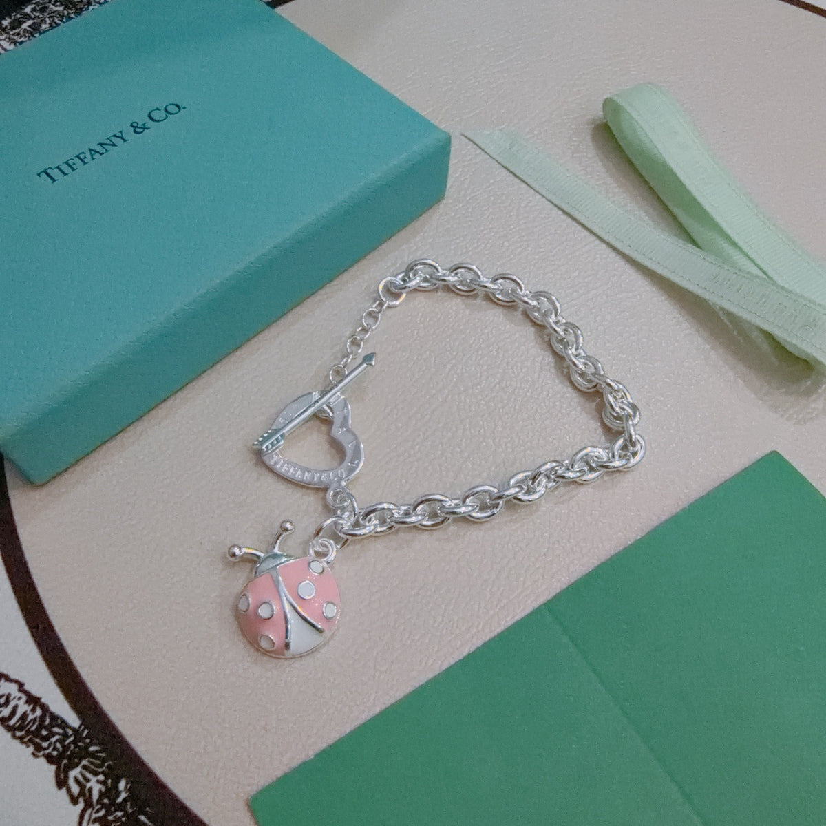 Signature Motif Bracelet in Silver-Tone – Vintage Detail – Design 72 styled product view