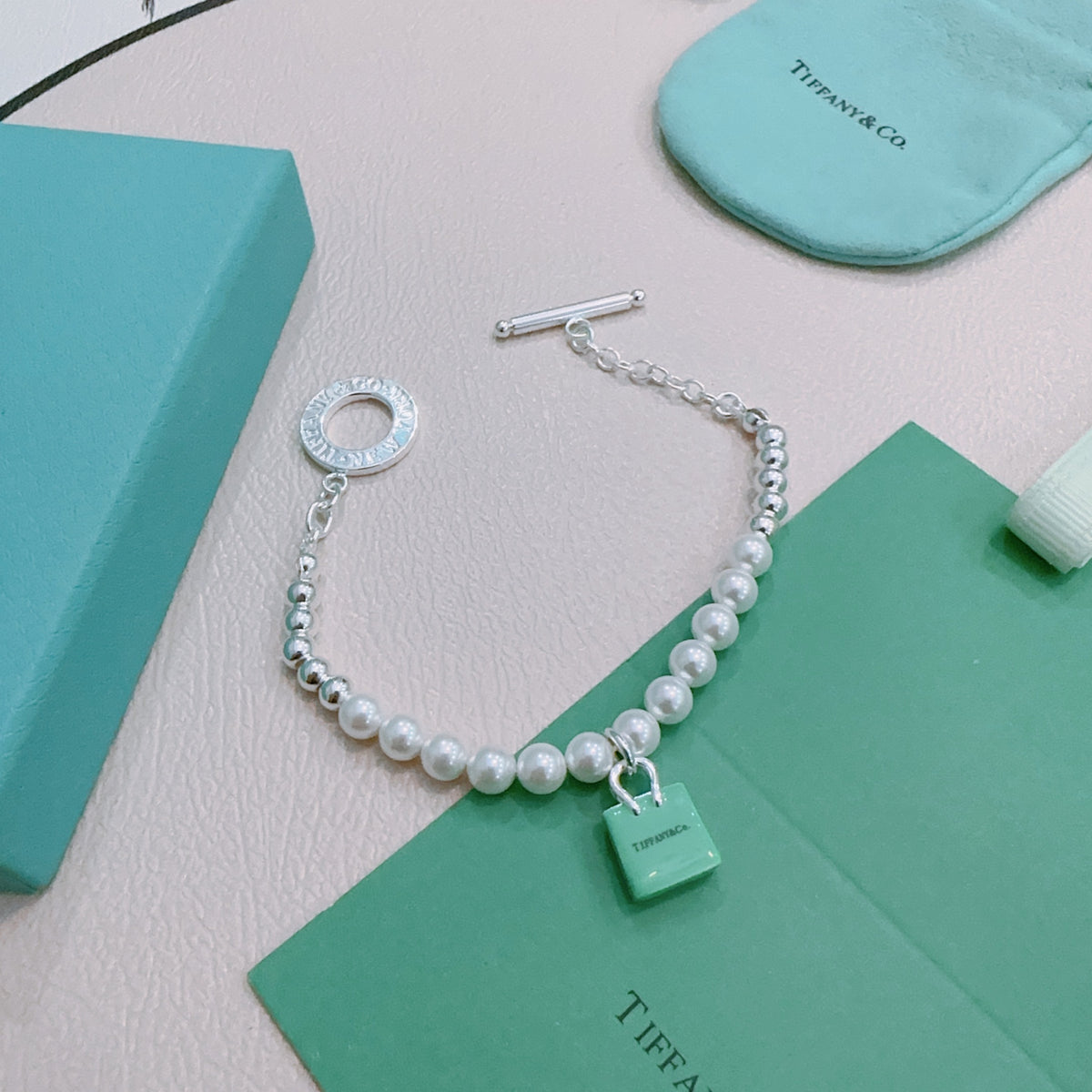 Signature Motif Bracelet in Silver-Tone – Vintage Detail – Design 69 main product view