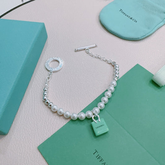 Signature Motif Bracelet in Silver-Tone – Vintage Detail – Design 69 main product view
