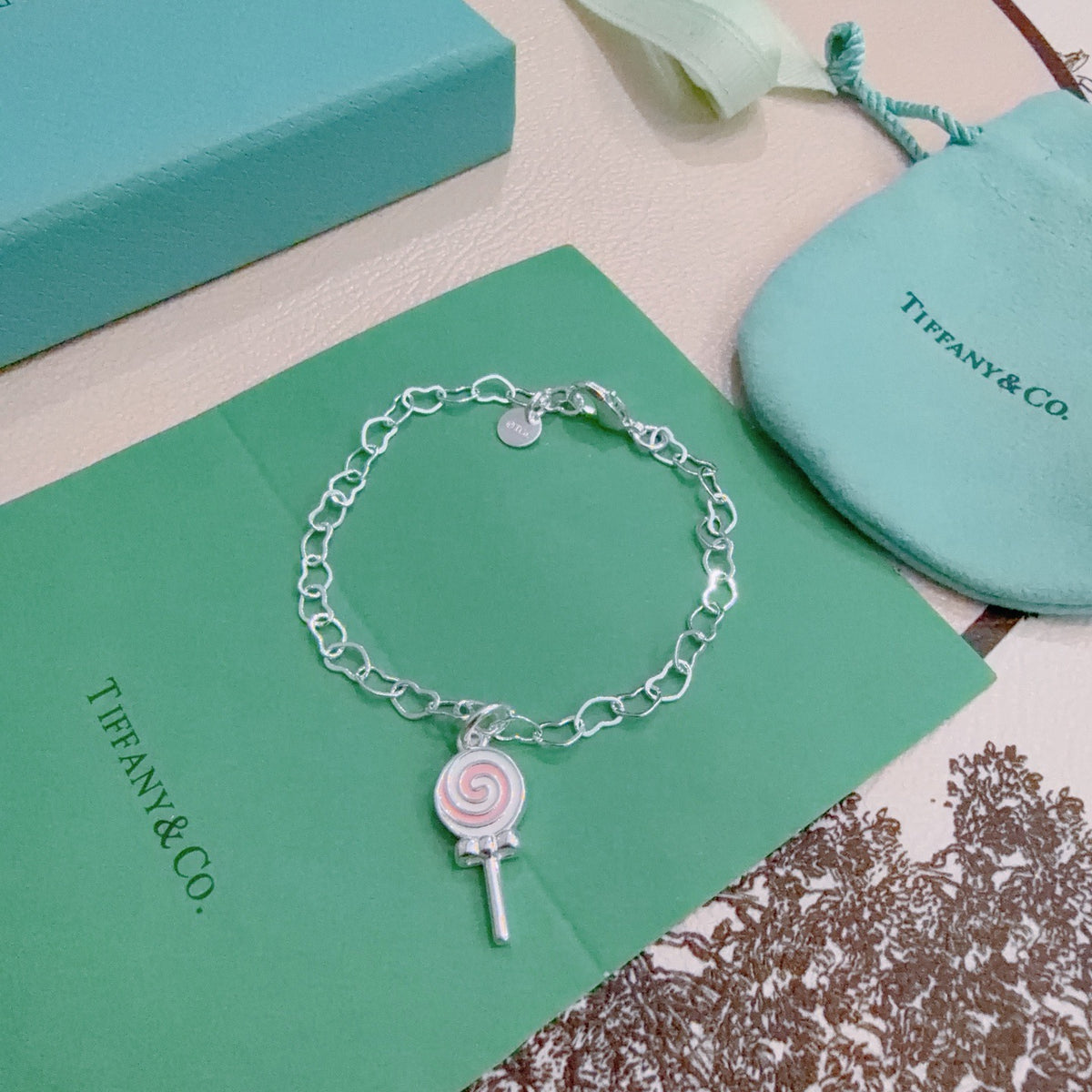 Signature Motif Bracelet in Silver-Tone – Vintage Detail – Design 66 styled product view