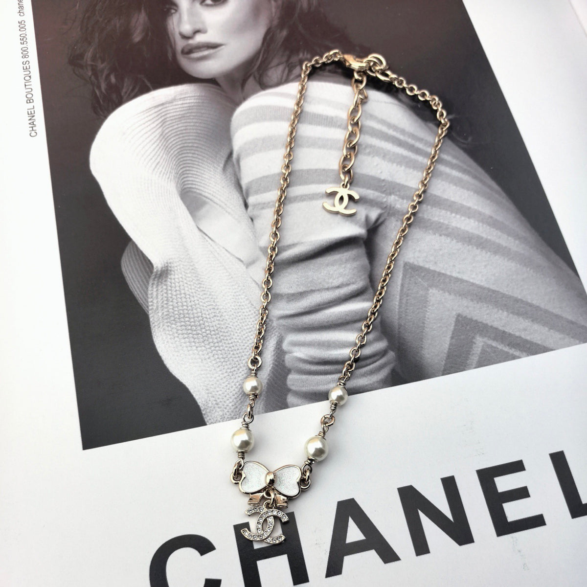 Signature Emblem Pendant Necklace in Polished Metal-Tone – Design 079 close-up detail