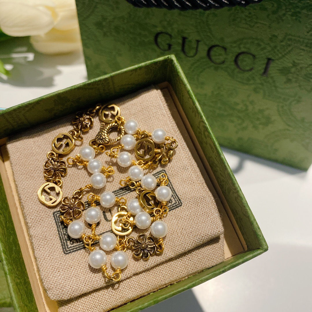 Letter Emblem Pendant Necklace in Polished Metal-Tone – Vintage Detail styled product view