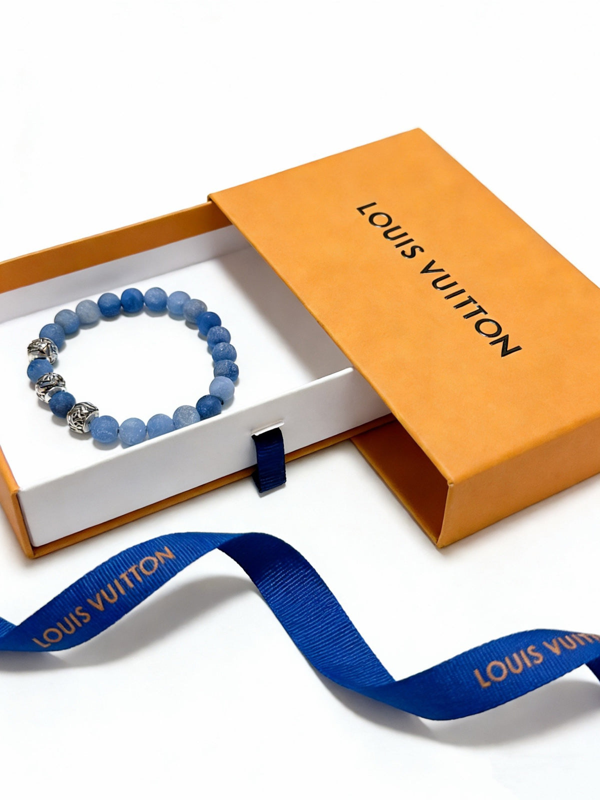 Geometric Emblem Bracelet in Silver-Tone – Design 028 styled product view