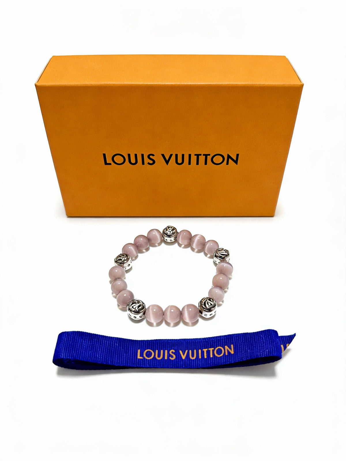 Geometric Emblem Bracelet in Silver-Tone – Design 025 front product view