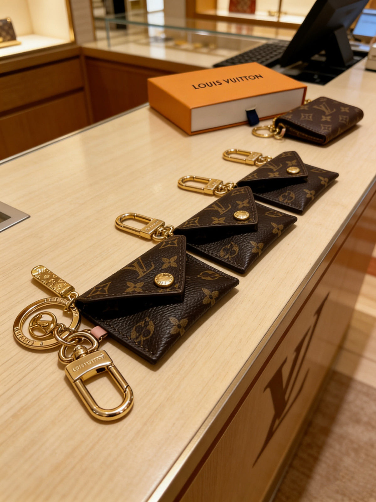 Bag Motif Keychain – Bag Detail – Design 092 styled product view