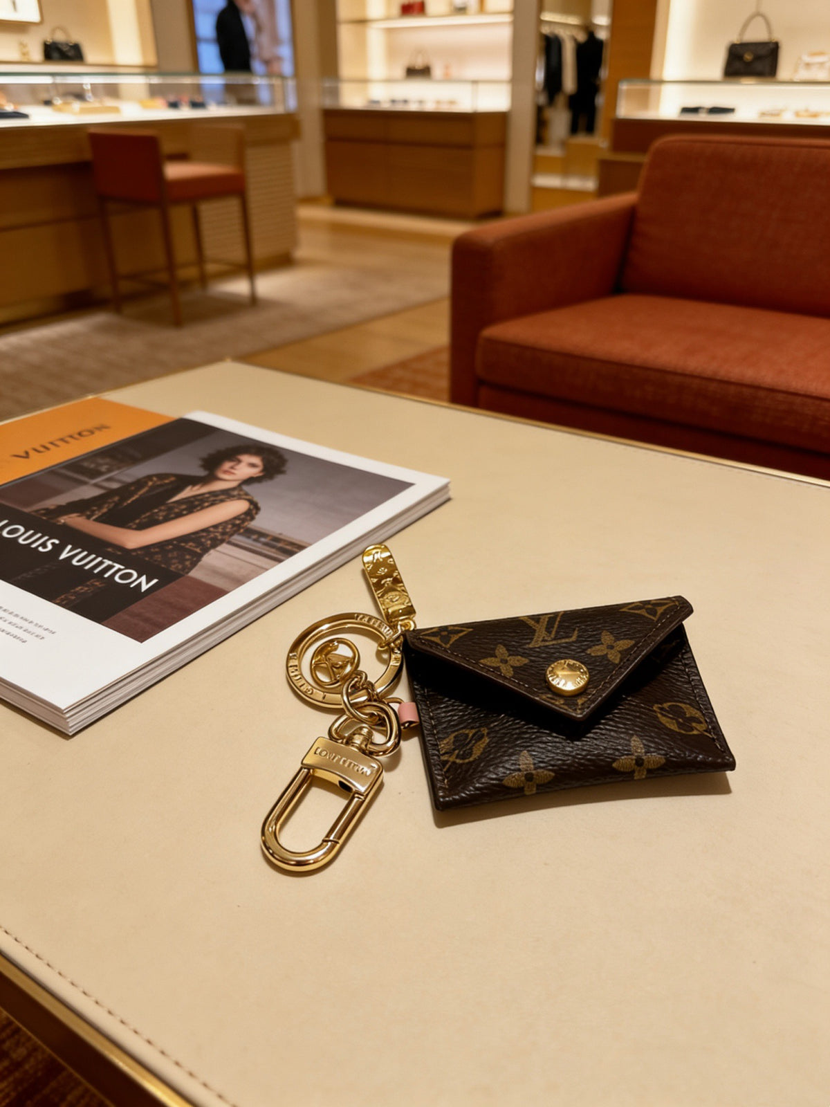Bag Motif Keychain – Bag Detail – Design 092 main product view