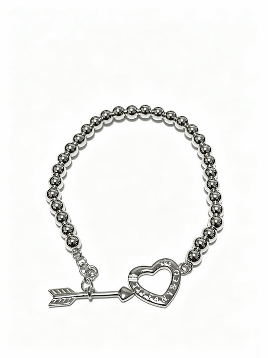 Signature Motif Bracelet in Silver-Tone – Vintage Detail – Design 73 main product view