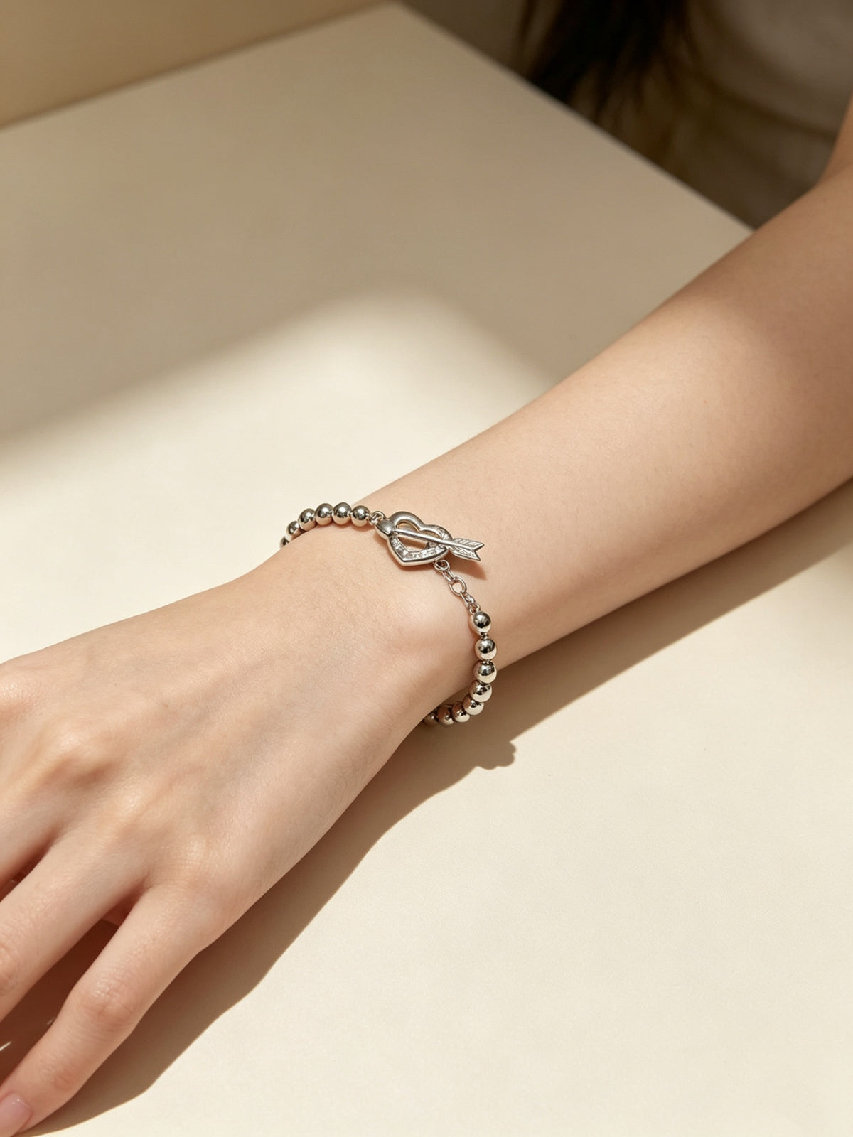 Signature Motif Bracelet in Silver-Tone – Vintage Detail – Design 73 main product view