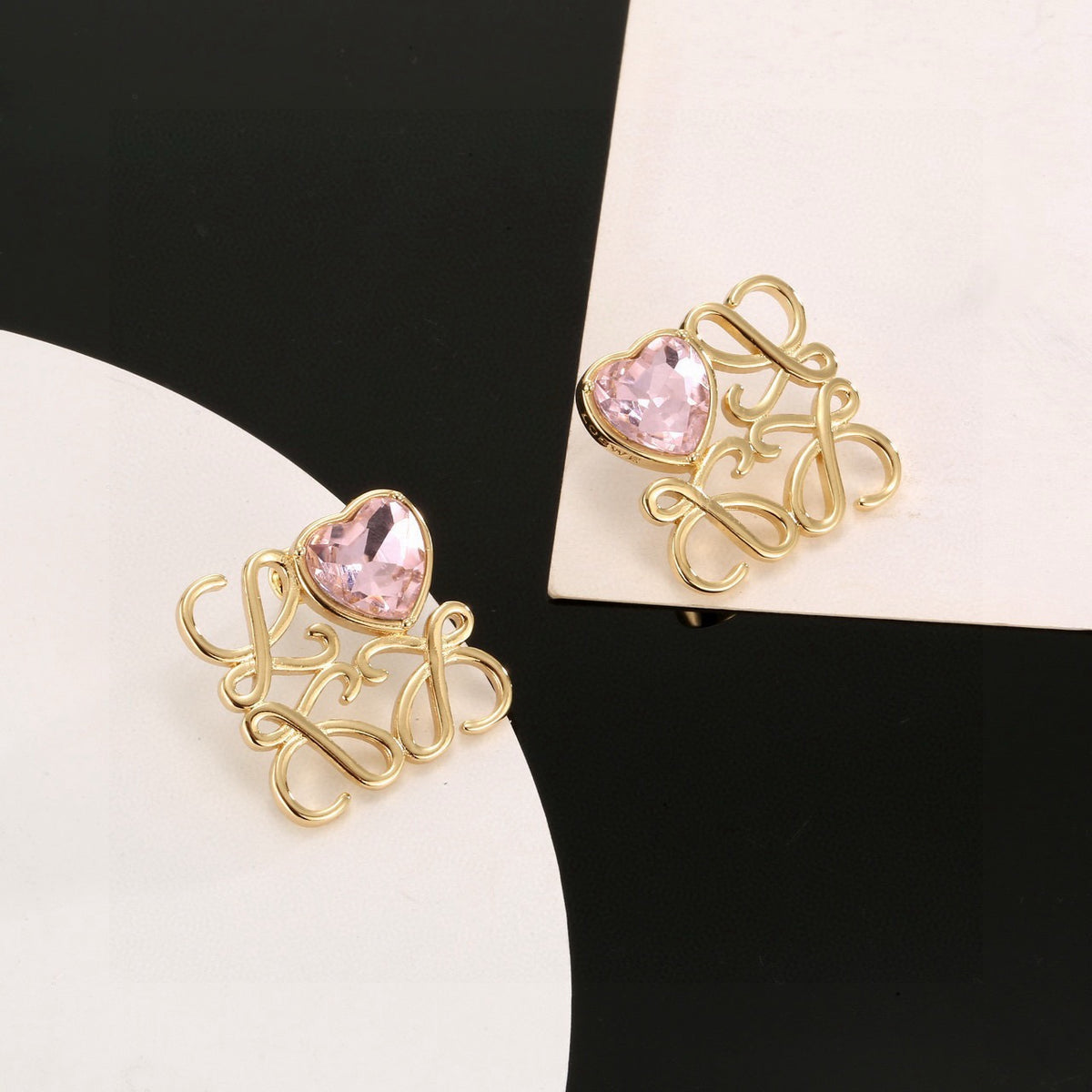 Graphic Emblem Jewelry Accessory in Gold-Tone – Design 03 main product view