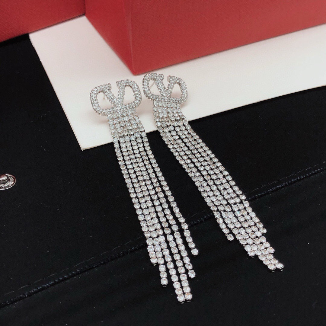 Signature Emblem Crystal-Accent Stud Earrings – Design 05 detail view
