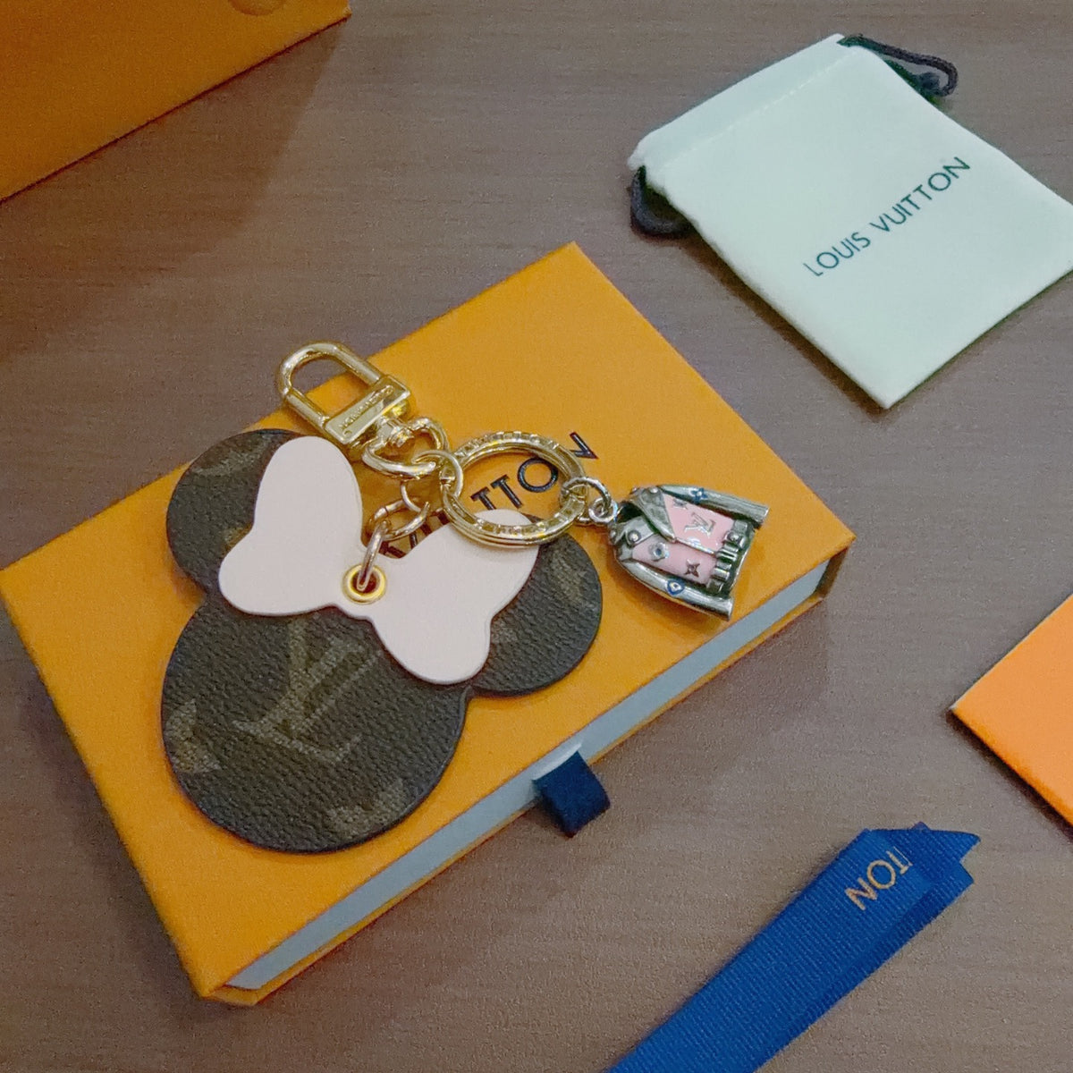 Bag Motif Keychain – Bag Detail – Design 106 close-up detail