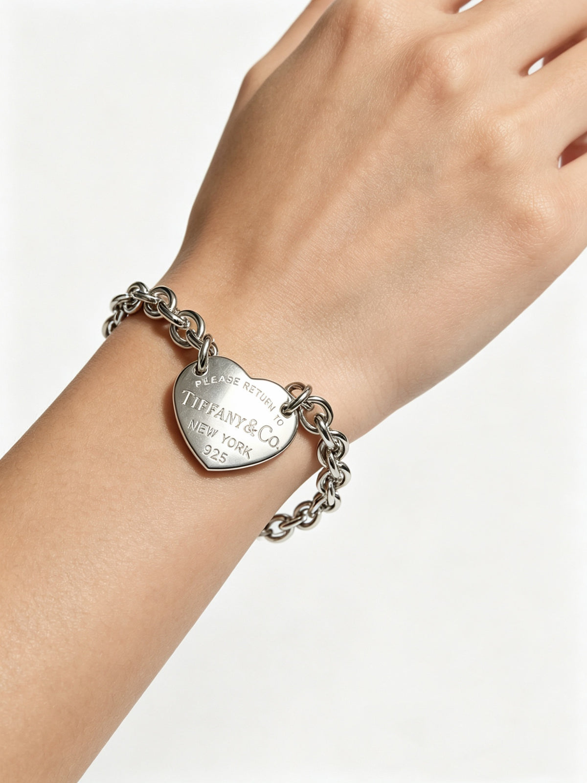 Signature Motif Bracelet in Silver-Tone – Vintage Detail – Design 87 styled product view