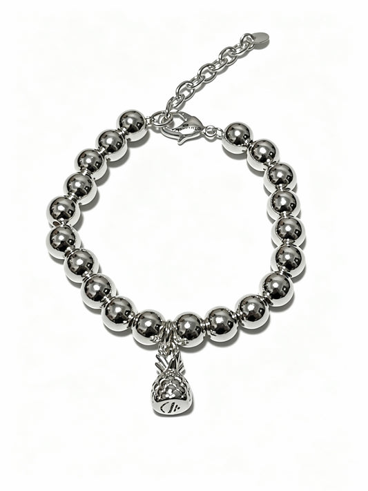 Signature Motif Bracelet in Silver-Tone – Vintage Detail – Design 85 main product view