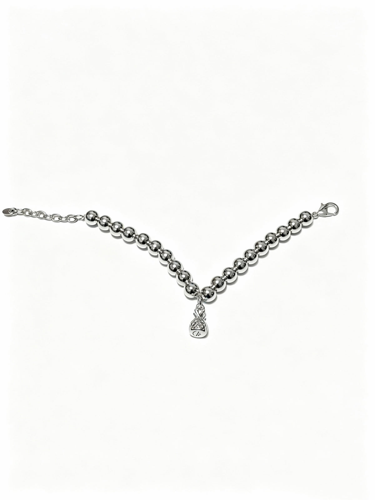 Signature Motif Bracelet in Silver-Tone – Vintage Detail – Design 85 detail view