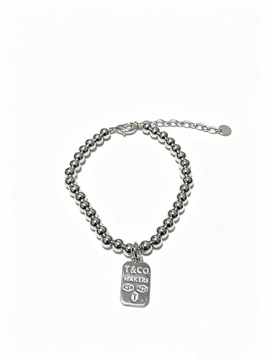 Signature Motif Bracelet in Silver-Tone – Vintage Detail – Design 83 main product view