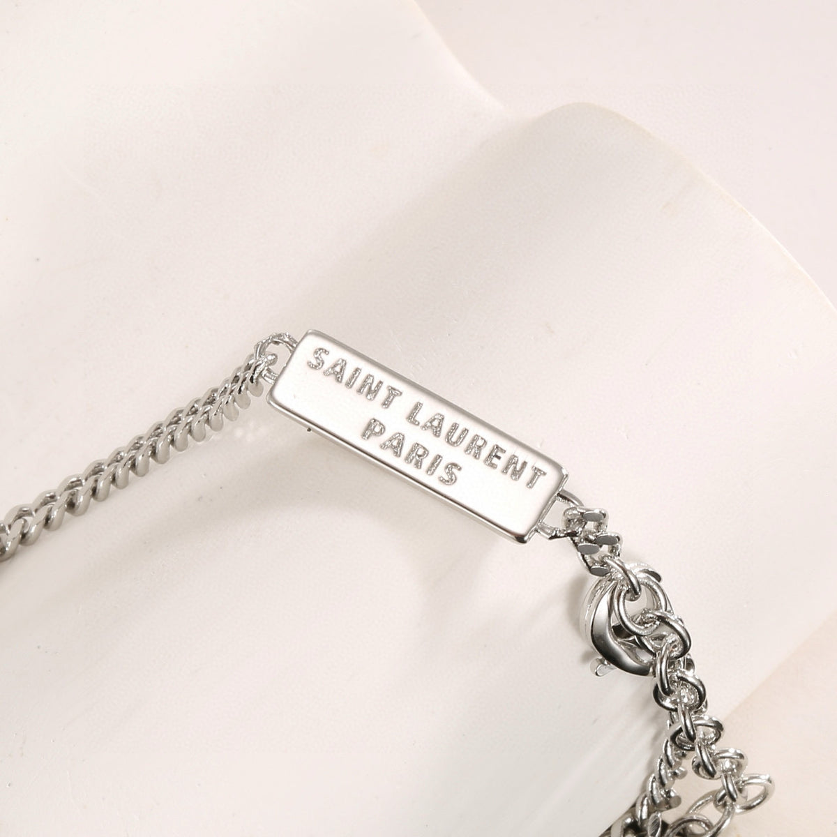 Geometric Emblem Bracelet in Gold-Tone – Design 001 front product view