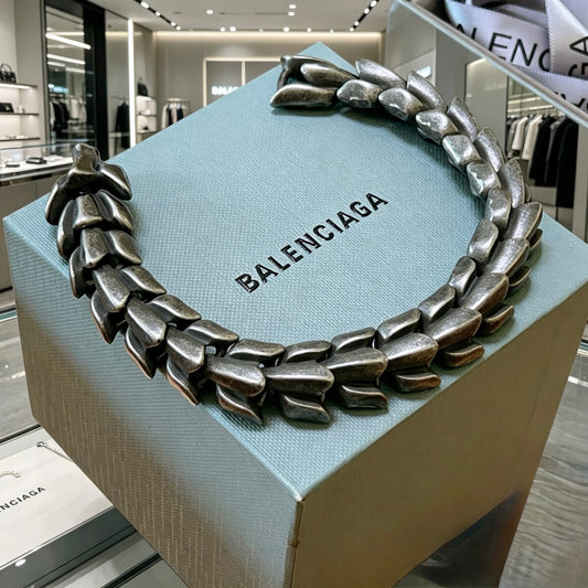 Geometric Emblem Bracelet in Polished Metal-Tone – Vintage Detail – Design 012 main product view