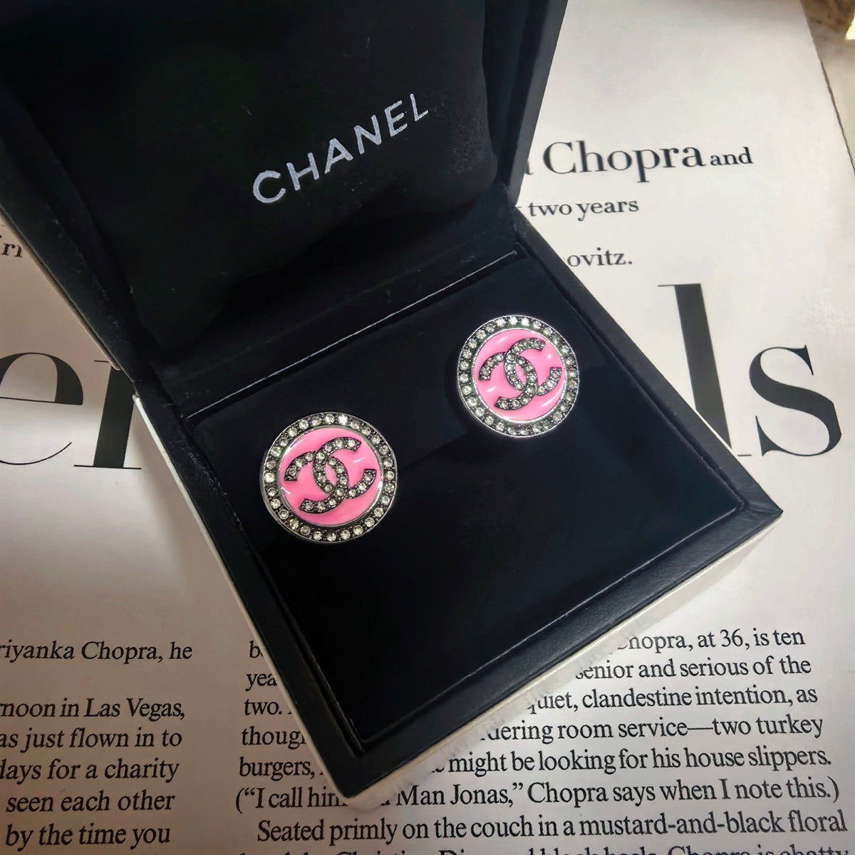 Signature Emblem Stud Earrings in Polished Metal-Tone – Design 114 styled product view