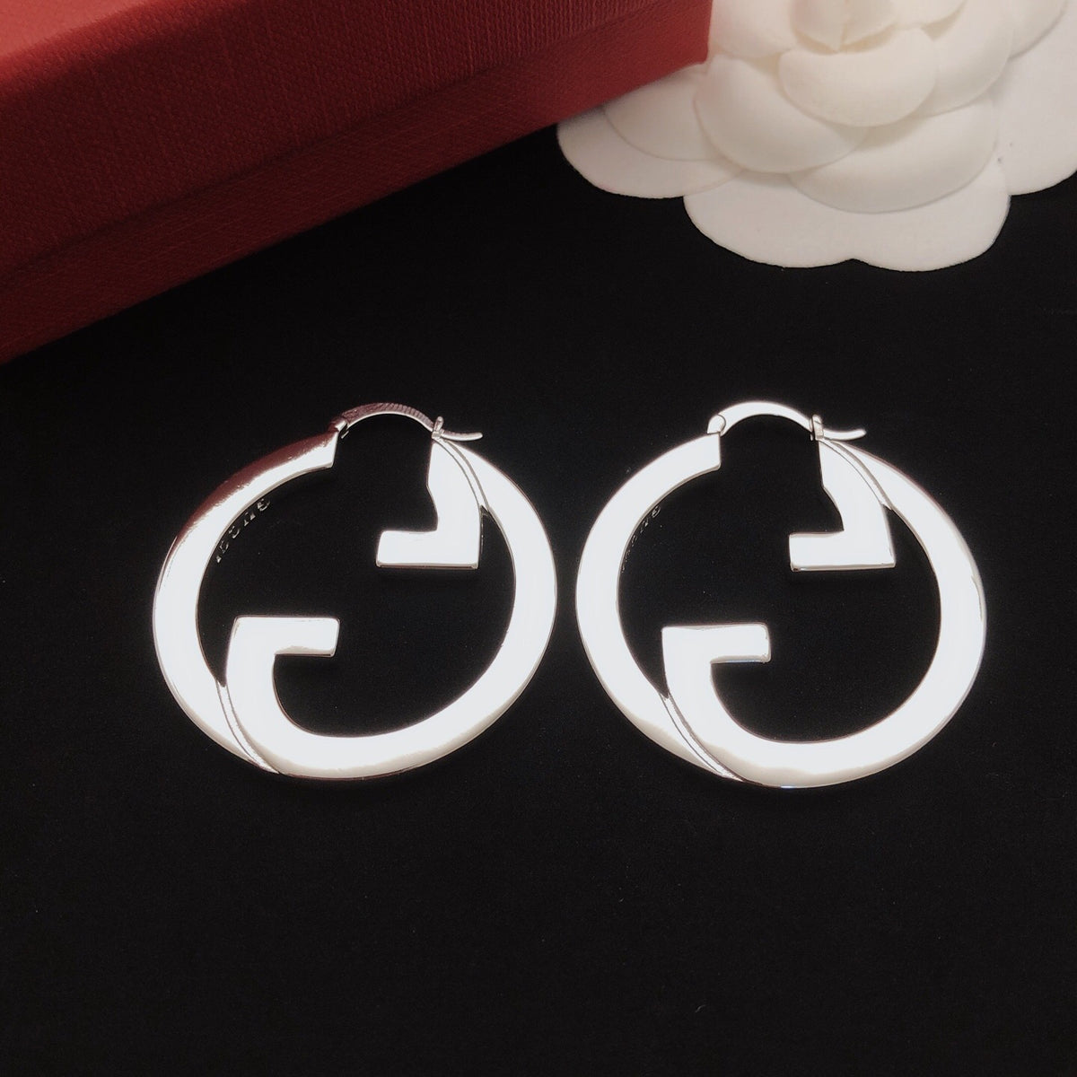 Geometric Emblem Jewelry Accessory in Gold-Tone – Design 006 front product view
