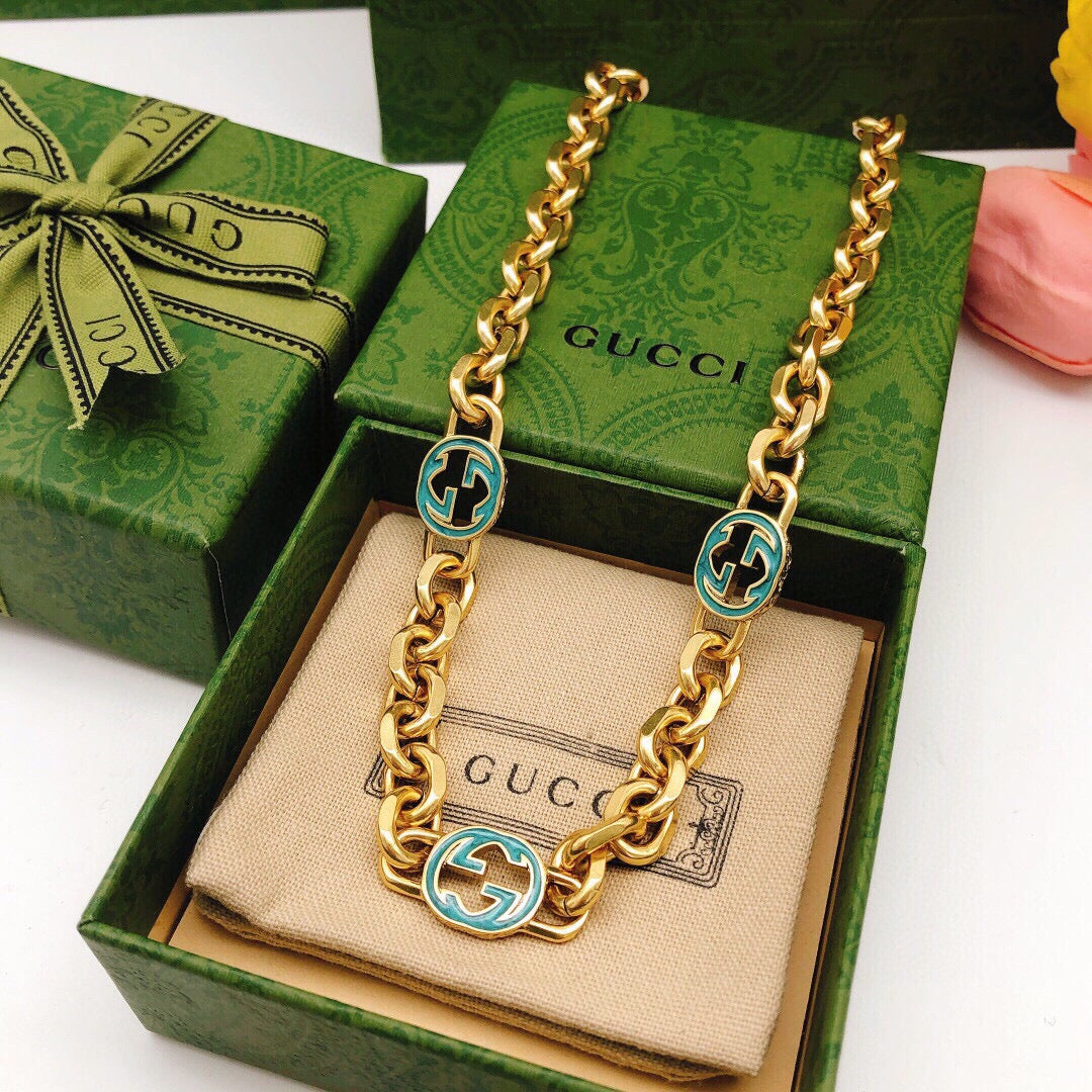 Double-G Emblem Bracelet in Polished Metal-Tone – Design 014 main product view