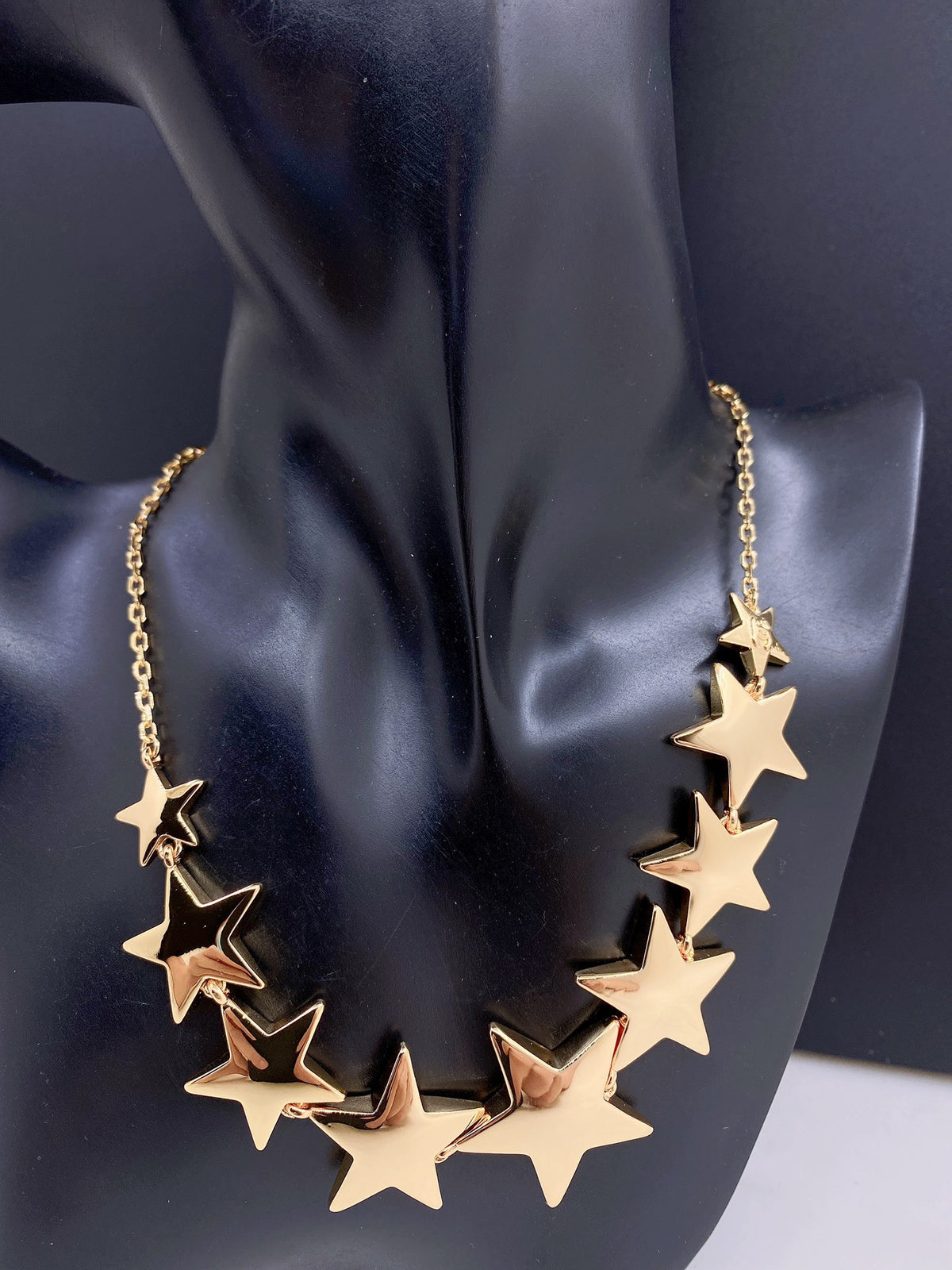 Signature Emblem Pendant Necklace in Gold-Tone – Design 043 front product view