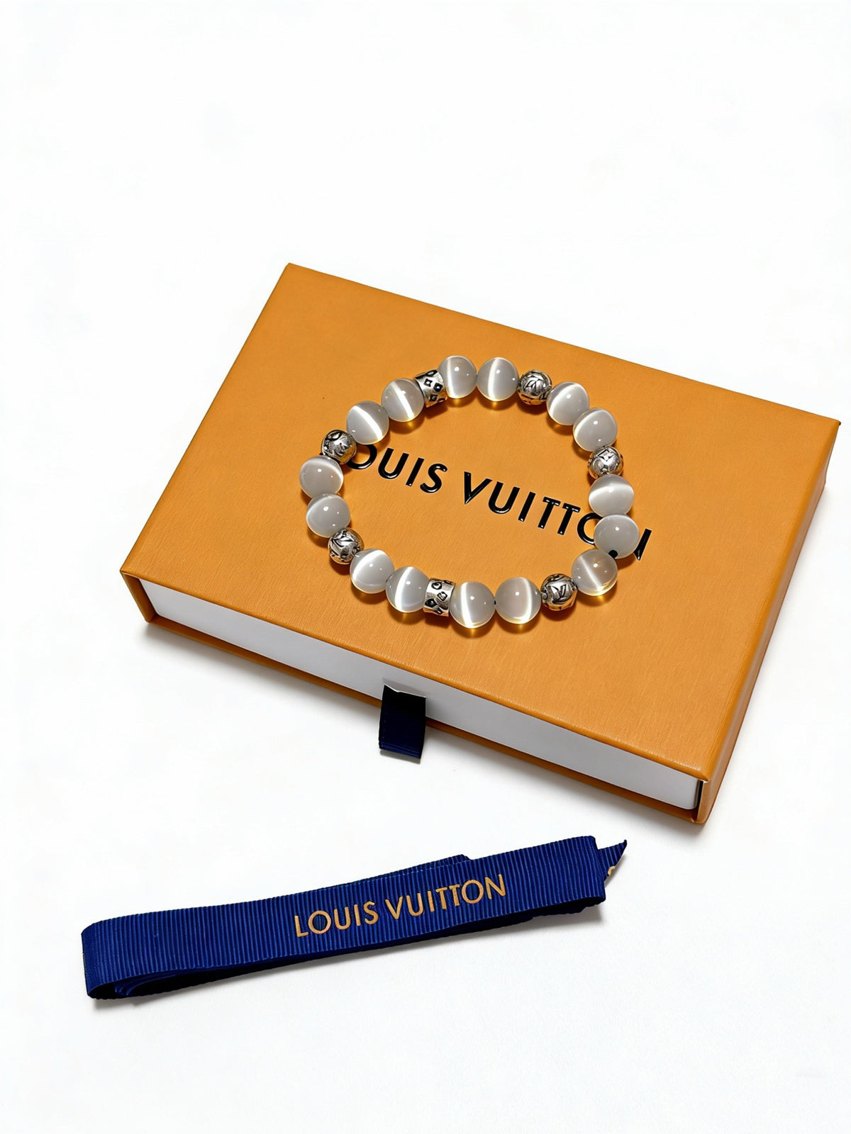 Geometric Emblem Bracelet in Silver-Tone – Design 029 main product view