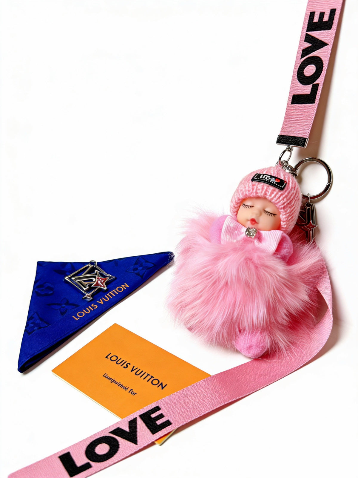 Bag Motif Keychain – Bag Detail – Design 103 detail view