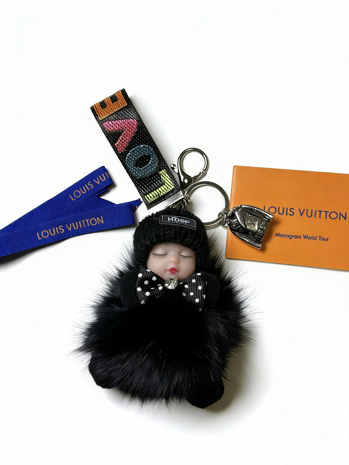 Bag Motif Keychain – Bag Detail – Design 102 side detail