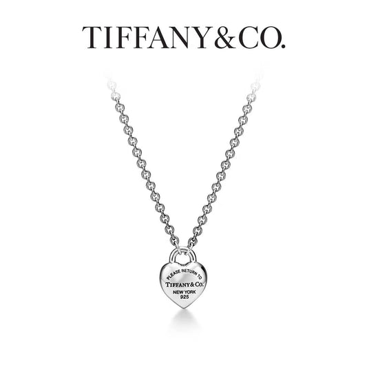 Signature Motif Pendant Necklace in Silver-Tone – Design 37 main product view
